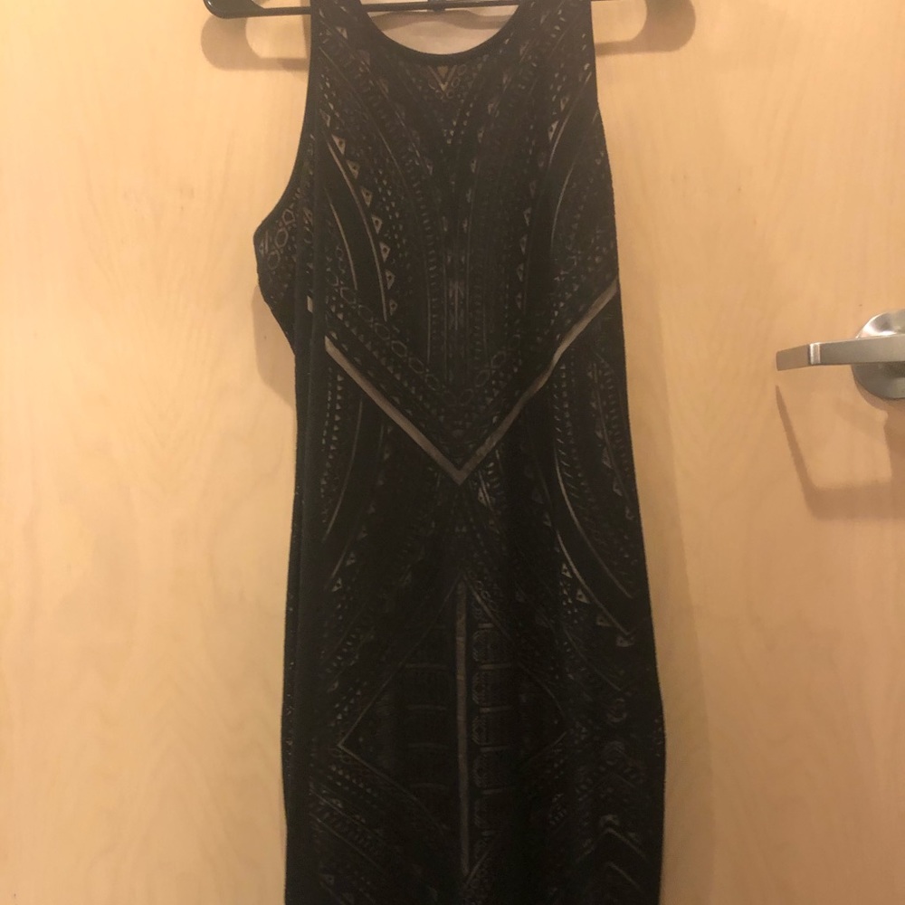 Mossimo dress with cream slip and black detailing